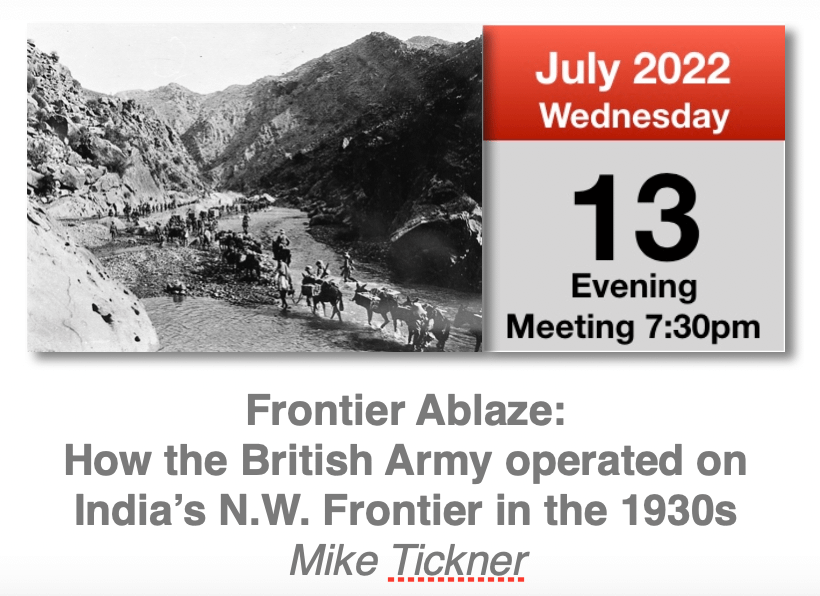 Evening Meeting: Frontier Ablaze 13th July 2022 7:30pm
