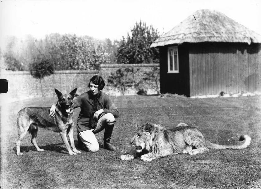 Simba the Lion with Helen Silver