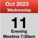 Meeting 11th Oct 2023