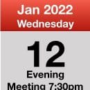 Meeting 12th Jan 2022