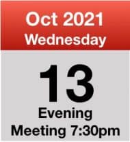Meeting 13th Oct 2021