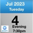 Zoom 4th July 2023