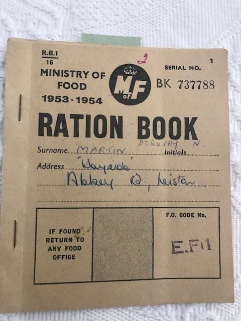 Nan's Ration Book