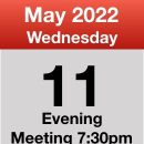 Meeting 11th May 2022