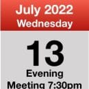 Meeting 13th July 2022