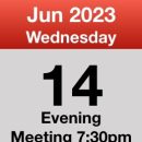 Meeting 14th June 2023