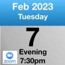Zoom 7th Feb 2023