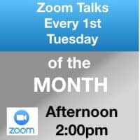 Zoom Talks Every First Tuesday